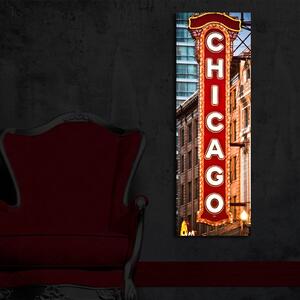 ASIR Obraz na plátne CHICAGO s LED podsvietením 30 cm