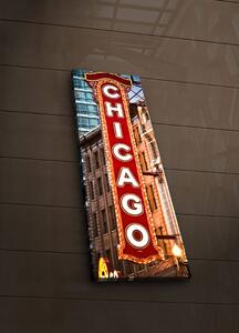 ASIR Obraz na plátne CHICAGO s LED podsvietením 30 cm