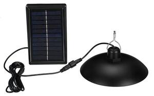 Pronett XJ4624 DUO Solárne závesné lampy na záhradu s diaľkovým ovládaním, IP44, 2x 30 LED, čierna