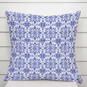 Biante Dekoračná obliečka na vankúš TF-118 Modro-biely vzor Maroko 30 x 50 cm