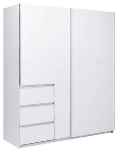 SKRIŇA S POSUVNÝMI DVERAMI, biela, 175/210/61,5 cm P & B - Skrine, Online Only