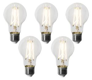 Sada 5 stmievateľných LED žiaroviek E27 A60 6W 500 lm 3000K