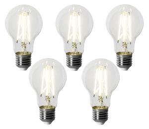 Sada 5 stmievateľných LED žiaroviek E27 A60 6W 500 lm 4000K