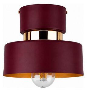 Stropné svietidlo IGNIA 1xE27/60W/230V vínová/zlatá