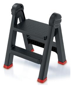 Kistenberg Schodíky TITAN LADDER čierny 47,0x43,5x63,0cm