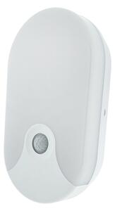 LED vonkajšie nástenné svietidlo s pohybovým senzorom LED/18W/230V IP44 biele