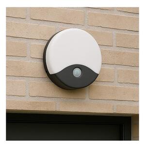 LED vonkajšie nástenné svietidlo s pohybovým senzorom LED/18W/230V IP44 antracit