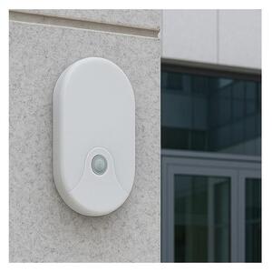 LED vonkajšie nástenné svietidlo s pohybovým senzorom LED/18W/230V IP44 biele