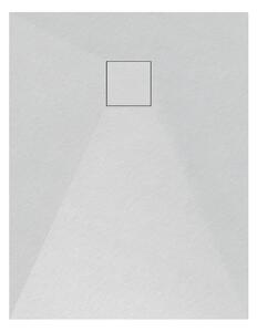 Gamma Erga Oldaf, SMC obdĺžniková sprchová vanička 80 x 90 cm, biela matná, ERG-GMA-OL-8090