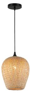 Luster na lanku ALMA 1xE27/60W/230V pr. 23 cm bambus