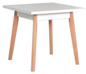 Jedálenský stôl NOEMI 1 - biela / olša