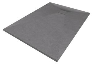 Gamma Erga Oldaf, SMC obdĺžniková sprchová vanička 120 x 80 cm, šedá matná, ERG-GMA-OL-80120G