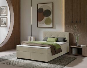 BOXSPRINGOVÁ POSTEĽ, 140/200 cm béžová MID.YOU - Online Only spálne, Online Only