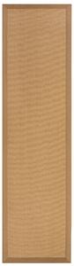 Flair Rugs Behúň Herringbone Border Kira Natural - 60x230 cm