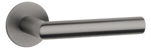 Dverové kovanie MP SH - OVAL - R 1750 3SM (T PVD - Titan PVD), kľučka-kľučka, Bez spodnej rozety, MP Titan