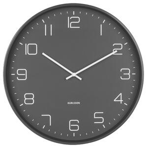 NÁSTENNÉ HODINY čierna 40/40/4,5 cm Karlsson - Hodiny, Online Only