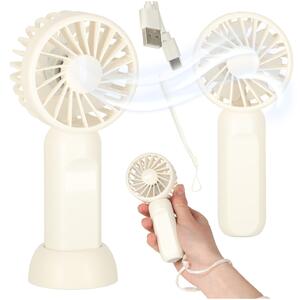 Stolný ventilátor mini ručný ventilátor prenosný USB 13,8 cm