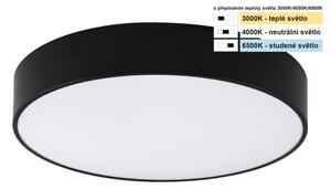 Top Light - LED Kúpeľ. stropné svietidlo PETAL LED/24W/230V IP44 pr. 35 cm čierna