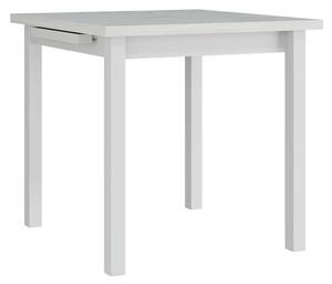 Rozkladací stôl 80 x 80+110 VII (biela L). Vlastná spoľahlivá doprava až k Vám domov. 1058492