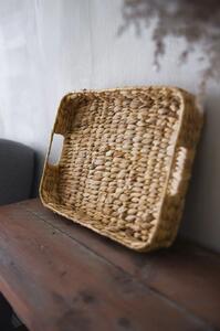 Podnos TIM, šírka 40 cm, vodný hyacint, natur