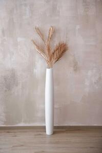 Vysoká váza ISONDRA, sklolaminát, výška 100 cm, biela