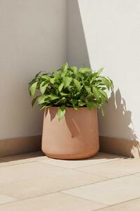 Kvetináč TROPICO, sklolaminát, výška 38 cm, oranžová