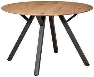 JEDÁLENSKÝ STÔL, čierna, farba duba, 120/120/76 cm MID.YOU - Stoly, Online Only