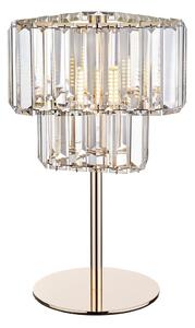 Zuma Line T0496-01G-F7AC - Stolná lampa HELIOS 1xG9/33W/230V zlatá
