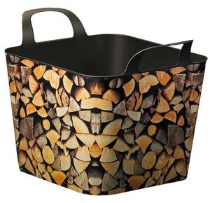 Univerzálny flexi kôš Wood 36 l, 39 x 39 x 30 cm