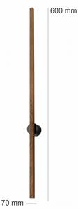 Brilagi - LED nástenné svietidlo WOODY LINE LED/7W/230V 4000K 60 cm dub orech