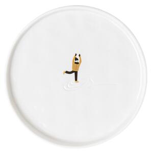 Porcelánový tanier Ice Skating 15 cm