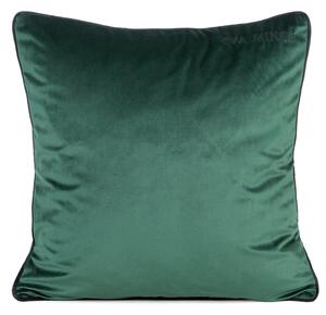 Dekorstudio Zamatová obliečka na vankúš PREMIUM1 45x45cm - tmavozelená