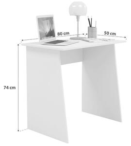 PÍSACÍ STÔL, biela, 80/50/74 cm MID.YOU - Kancelárske stoly, Online Only