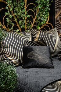 Dekorstudio Luxusný prehoz na posteľ VICTORIA2A v čiernej farbe Rozmer prehozu (šírka x dĺžka): 220x240cm
