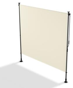 Zvislá markíza na balkón 200x228-316 cm, UV ochrana, béžová