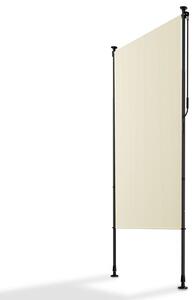 Zvislá markíza na balkón 120x228-316 cm, UV ochrana, béžová