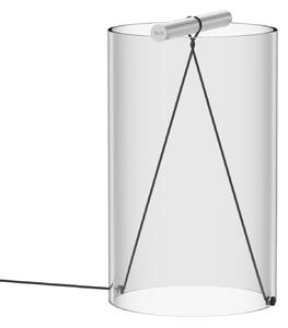 Stolové Lampa FLOS, To-Tie T2, stmievateľné, Transparentná, Obývacia izba, Sklo, Dizajnový