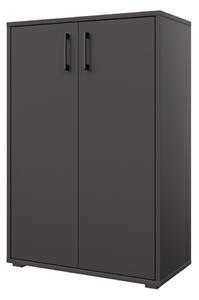 Skrinka NEJBY GIANNI PREMIUM typ 1, korpus: antracit, dvierka: antracit