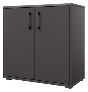 Skrinka NEJBY GIANNI PREMIUM typ 2, korpus: antracit, dvierka: antracit