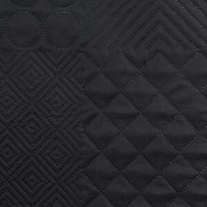 Dekorstudio Moderný prehoz na posteľ BONI5 čierny Rozmer prehozu (šírka x dĺžka): 220x240cm