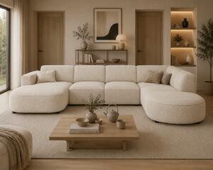 Dizajnová rohová čalúnená sedačka ARIS