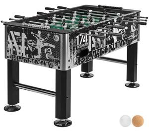 TUNIRO BASIC Stolný futbal, 75 kg, čierno - biely