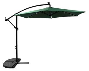 Aga Záhradný slnečník 300 cm MR2024 Tmavo zelený
