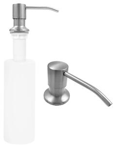 Vstavaný dávkovač mydla/saponátu REA LON, 300 ml, nikel kartáčovaný