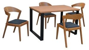 Stôl NOVA + 4x stolička ZANA