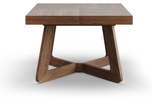 Hranatý rozkladací jedálenský stôl OLIA orech 130-230 cm
