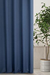 ZÁVES TERRA COLLECTION PALERMO 140X250 NA KRÚŽKOCH TMAVOMODRÁ