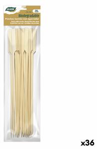 Bambusové paličky Algon 24 cm Sada 20 Kusy (36 Kusov)