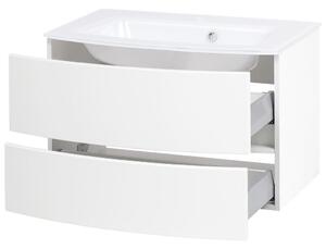 SKRINKA S UMÝVADLOM, biela, biela, 80 cm Held - Kúpeľňové skrinky, Online Only