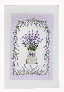 Bavlnená froté kuchynská utierka Levanduľa 50x70 cm Farba Viacfarebná Rozmery 50x70 cm